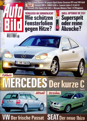 Deckblatt Auto Bild (33/2000)